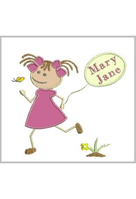 Apl040 - Stick girl Mary Jane